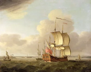 Schiffe im Mündungstrichter der Themse, ca. 1761-66